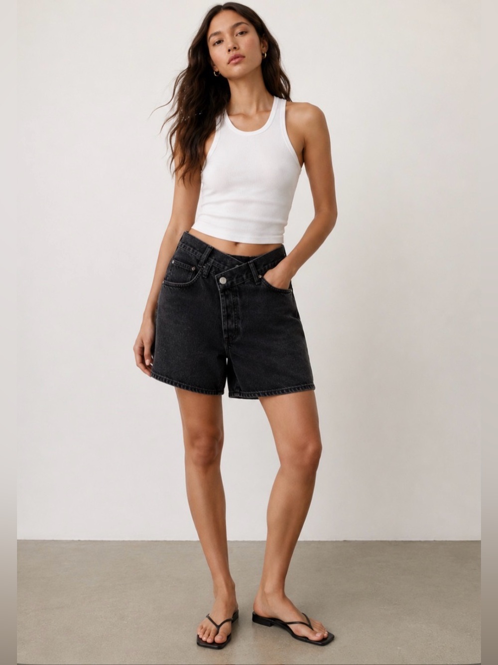 Agolde • Black Denim • Shorts • 28